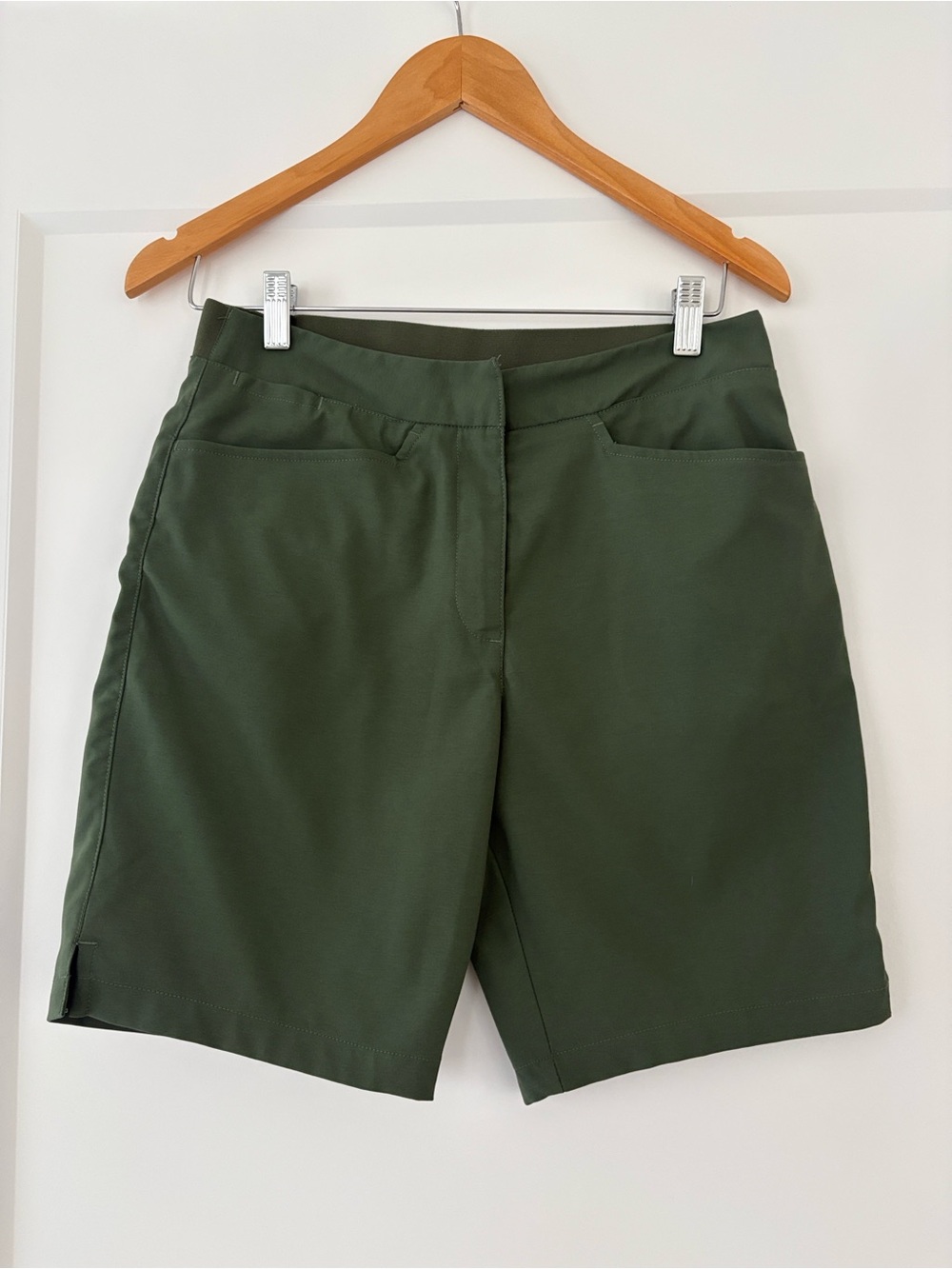 Puma Women's Dark Olive Performance Shorts